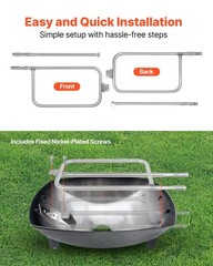 Enhanced Flow 23.75in 304 Stainless Steel Burner for Reliable Grilling