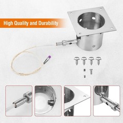 Fire Pot and Hot Rod Ignitor Kit Replacement Parts for Traeger and Pit Boss W…