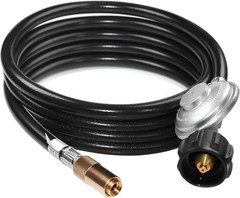 12 Feet Propane Regulator and Hose for Blackstone 17Inch and 22Inch Table Top Gr