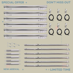 NEW Grill Replacement Parts Kit for 6 Burner Models