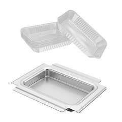 Grill Catch Pan and Drip Tray Set for Q Series – Q100 10.6 x 9.25 inch