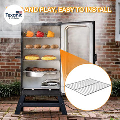Cooking Grate Replacement Part for Masterbuilt 30 Inch Electric Smoker, 14.6″ X