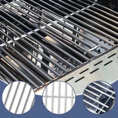Grill Parts for Nexgrill Replacement Parts 2 Burner 720-0864 720-0864M,Stainless