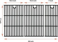 17″ Grill Grates for Charbroil Performance 5 Burner 463448021 463449021 46345…