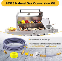 97352 98523 Natural Gas Conversion Kit for Monument Grills Model 41847NG 77352NG