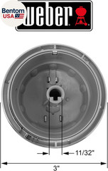 Weber 88848 Gas Grill Burner Kbs