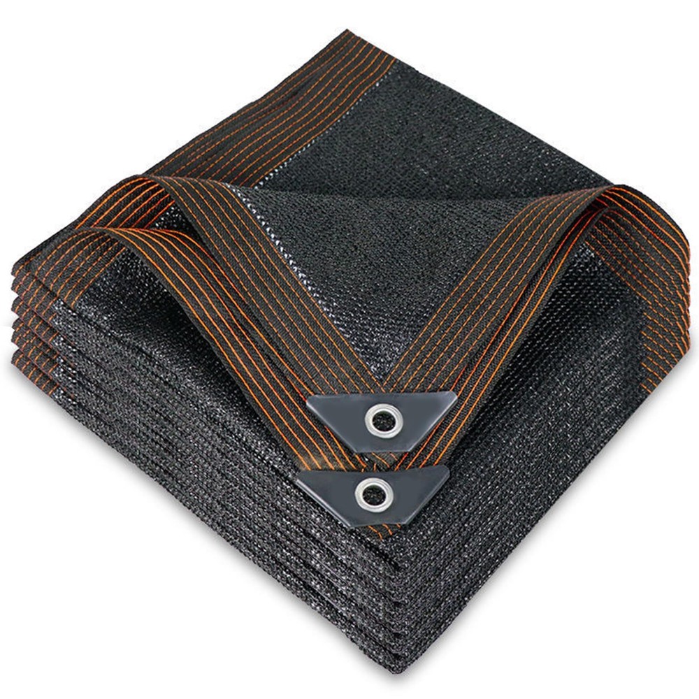 40% Black Shade Cloth, Edge with Buttonhole, Resistant Garden Shade Cloth wit…