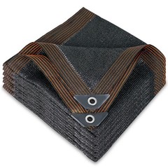 40% Black Shade Cloth, Edge with Buttonhole, Resistant Garden Shade Cloth wit…