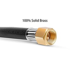 5 Feet Propane Hose Assembly with Both 3/8″ Female Flare for Gas Grill, RV,