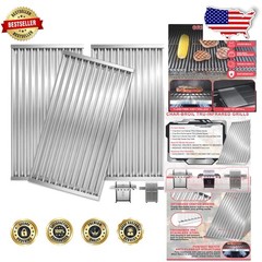 17″ Charbroil Infrared Emitter Grates 304 Stainless Steel Warp-Resistant