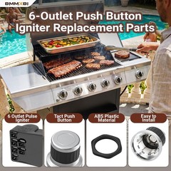 DHL-128-6Q Igniter Kit for Home Depot Nexgrill 720-0830H 720-0830 720-0888N Repl
