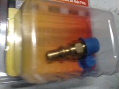 Mr. Heater F276328 1/4 in. Dia. Brass Male Pipe Thread x Excess Flow Male Plug