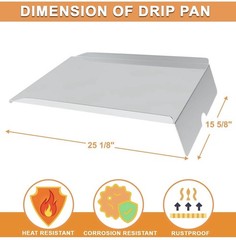 Drip Pan Heat Baffle Diffuser for Z Grills 700 Series Smoker Pellet Grills NEW