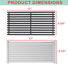 463642316 Emitter Plates & Cooking Grates for Charbroil Tru-Infrared 466642416 4