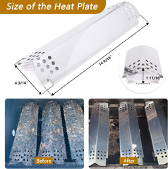 Piezas Nexgrill 5Pzs Tubos Quemador y Protectores de Llama para Parrillas