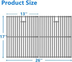 Grill Grates Replacement, Stainless Steel Wire Mesh Grids for Home Outdoor BBQ