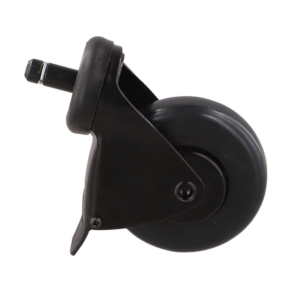 Lockable Caster Wheel for Outdoor BBQ Grill with 360 Degree Swivel Feature