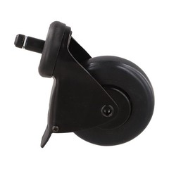 Lockable Caster Wheel for Outdoor BBQ Grill with 360 Degree Swivel Feature
