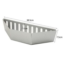 BBQ Tool Zinc Plated Charcoal Basket Set of 2 for All Your Grilling Needs