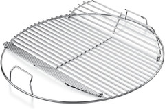 Weber 22-Inch round Hinged Cooking Grate – Stainless Steel Replacement for Weber