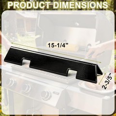 5PACK Porcelain Steel Flavorizer Bars with 2PACK Cast Iron Cooking Grates Grill
