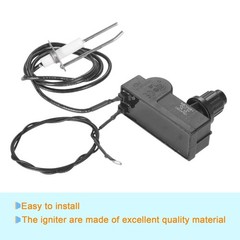 Fire Pit Ignitor Push Button Ignition Kit with 2 Outlets, Ground Wire for Fir…