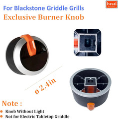 Gas Griddle Grill Orange Knobs Replacement for Blackstone 1666 1517 1554 1825
