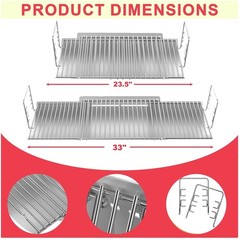 Royal Gourmet CC1830F Charcoal Grill Parts – Stainless Steel