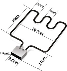 1500 Watt Heating Element Compatible with Masterbuilt Electric Smoker and Grill