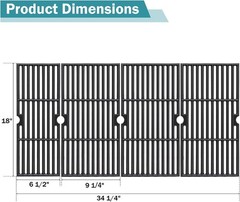 Grill Grates for Charbroil Performance 6 Burner 463245917, 463274419 Replacement