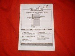 Char-Broil BBQ Grill Model 463741008 Product Guide Owner’s Manual Grilling Tips