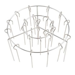 Outdoor Barbecue Stainless Steel Skewer Rack Hassle-Free Meal Preparation