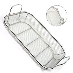 Stainless Steel Vegetable Grill Basket 15 By 11 Inch For Outdoor Grill
