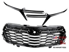 Full Glossy Black Honeycomb Bumper Grille Compatible With 2022-2023 Equinox