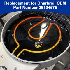 Outspark Heating Element for Charbroil Patio Bistro TRU-Infrared SILVER