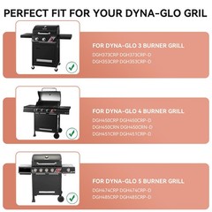 Grill Parts for Dyna-Glo 5 Burner DGH474CRP DGH483CRP DGH485CRP, Dyna-Glo 4 B
