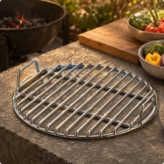 Stainless Steel Cooking Grid Grate Straight-Bar Stainless Steel Grilling Rack