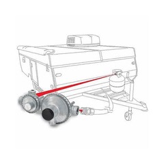 Stanbroil Horizontal Two Stage Propane Regulator Outlet 3/8 Inch Female Npt And