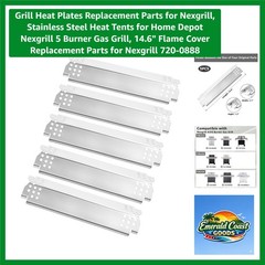 Grill Heat Plates Replacement Parts for Nexgrill, Stainless Steel Heat Tents …