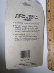 Vintage Universal Grill Knobs WC Bradley 4084618