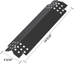 (5-Pack) 14.6″ Grill Heat Plates for Nexgrill 720-0830H, 720-0888, 720-0882A