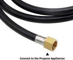 6 Feet Propane Hose with Regulator Universal Gas Grill Regulator and Hose Rep…