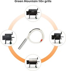 Grill Igniter Replacement for 110V Green Mountain Daniel Boone and Jim Bowie Pel