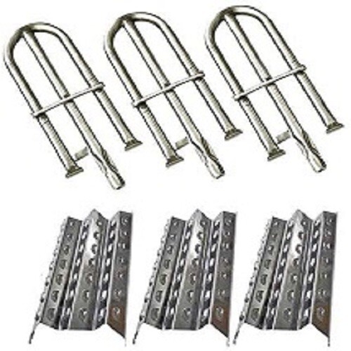 Stainless U Pipe Burner, Replacement Kit 3019LNG, 3019L,192430 Heat Shield (3PK)