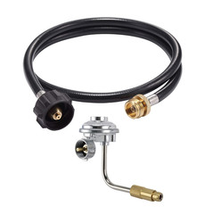 Moflame 4 Ft Propane Adapter Hose1Lb To 20Lb Converter Gas Regulator For