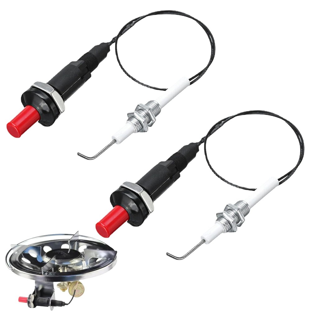 Grill Igniter, Long Nose BBQ Lighter – Upgraded Piezo Electric Push-Button Ig…