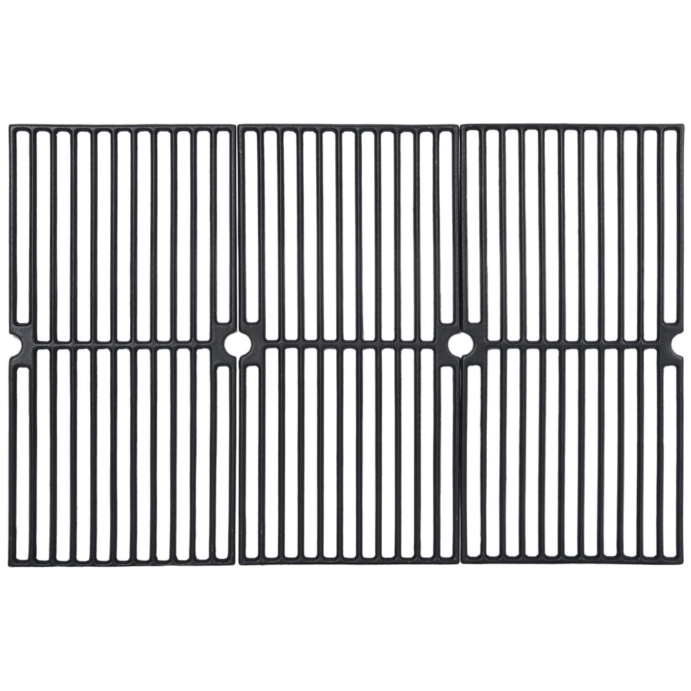 Durable Cast Iron Grill Grates 17.75″ x 8.94″, 3-Pack