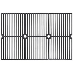 Durable Cast Iron Grill Grates 17.75″ x 8.94″, 3-Pack