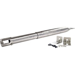 21218 Universal Front To Back Tube Grill Burner Silver Replacement Part