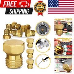 Natural Gas Orifice Propane Orifice Kit 10 Pcs Brass Jet Nozzle
